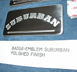 Suburban billet badge